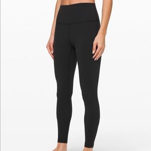 LuLu Lemon Black Wunder Under Leggings